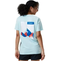 Berghaus Womens Boyfriend Dolomites Mountain Short Sleeve Tee