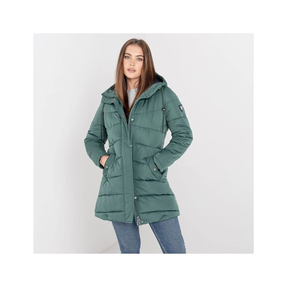 Dare2b Womens Reputable Longline Insulated Jacket - Image 2