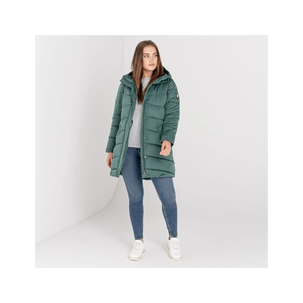 Dare2b Womens Reputable Longline Insulated Jacket - Image 3